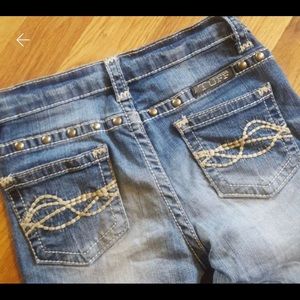 Two pair size 10 girls cowgirl tuff jeans